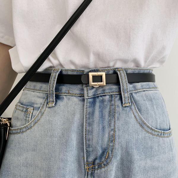 Jauna modeļa sieviešu ādas josta ar garumu 100 cm