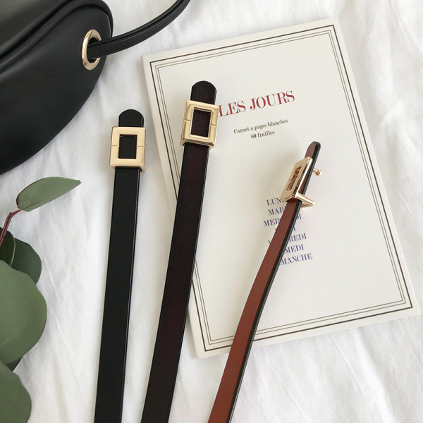 Jauna modeļa sieviešu ādas josta ar garumu 100 cm