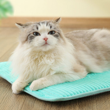 Двулицево килимче за котка