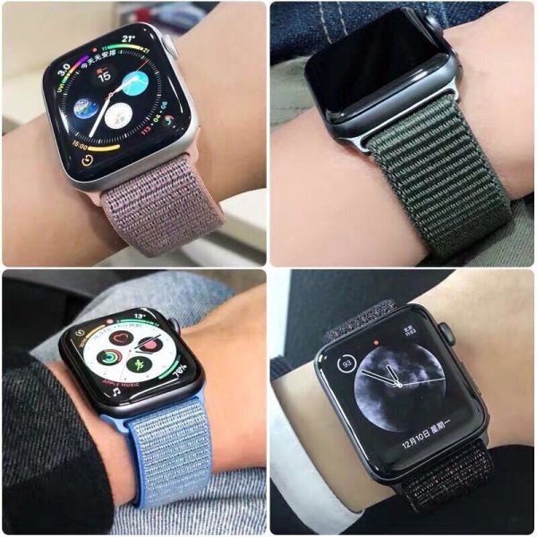 Κλωστοϋφαντουργικός ιμάντας για Apple Watch - διάφορα χρώματα