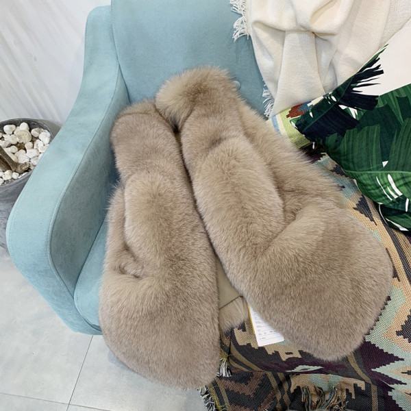 Modern női hosszú hajmellény