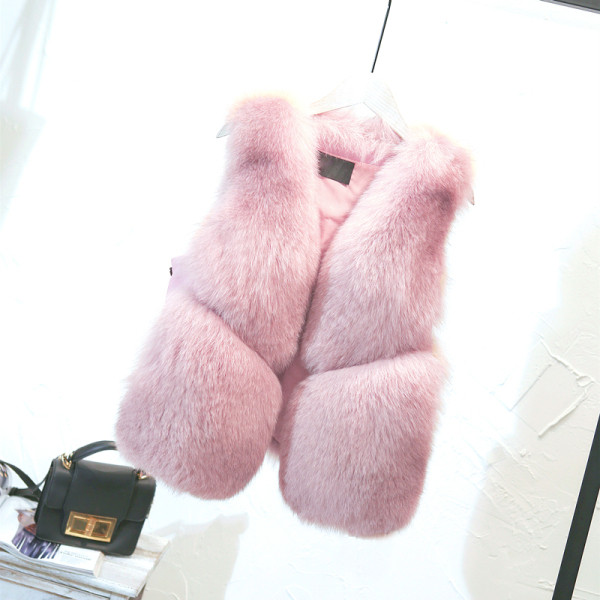 Κομψό γυναικείο κοντό γιλέκο με κουμπιά