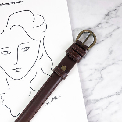 Γυναικεία έκο δερμάτινη με μήκος 105 cm