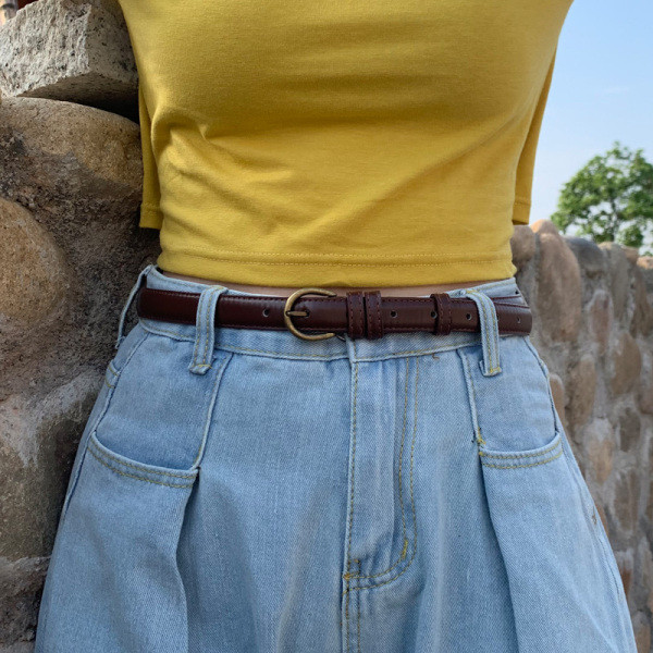 Γυναικεία έκο δερμάτινη με μήκος 105 cm