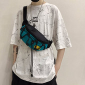 Ikdienas vīriešu plecu soma ar saitēm