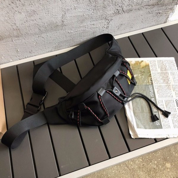 Ikdienas vīriešu plecu soma ar saitēm