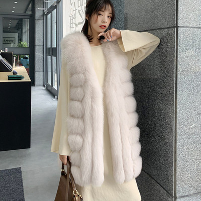 ÚJ modell női hosszú mellény pehellyel