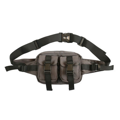 Ανδρική υφασμάτινη τσάντα με φερμουάρ και λαβή πάνω από τον ώμο