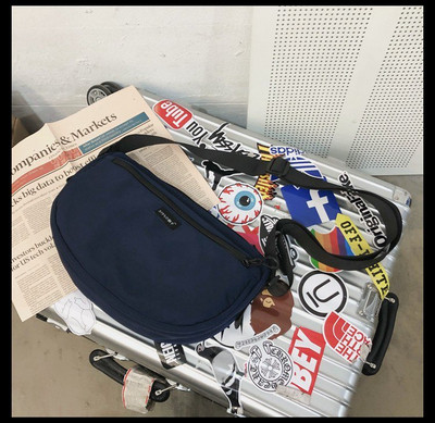 Ikdienas vīriešu tekstila somas ar gariem rokturiem