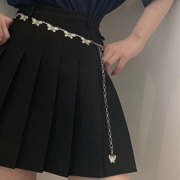 Jauna modeļa sieviešu josta ar tauriņiem