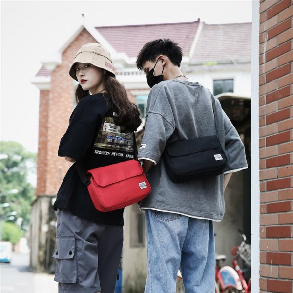 Ikdienas skumju tekstila soma ar garu rokturi