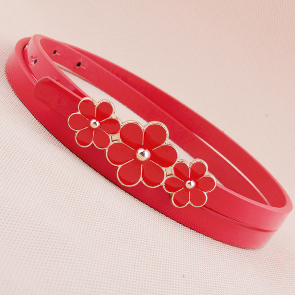 Moodne kunstnahast lilledest valmistatud naiste vöö