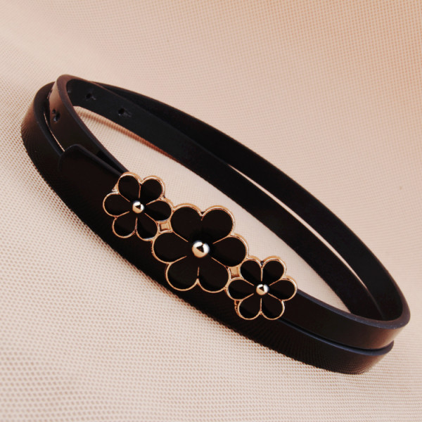 Moodne kunstnahast lilledest valmistatud naiste vöö