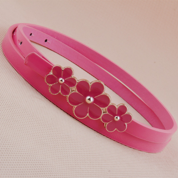 Moodne kunstnahast lilledest valmistatud naiste vöö