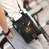 Alkalmi férfi táska hosszú textil fogantyúval