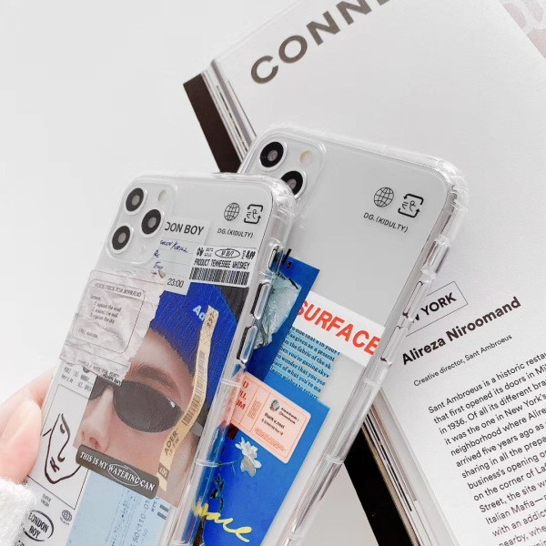 Silikona maciņš ar uzrakstiem priekš Iphone 11 Pro Max - divi modeļi