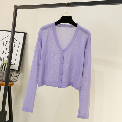 Jauna modeļa sieviešu jaka ar garām piedurknēm un špica kakla izgriezumu