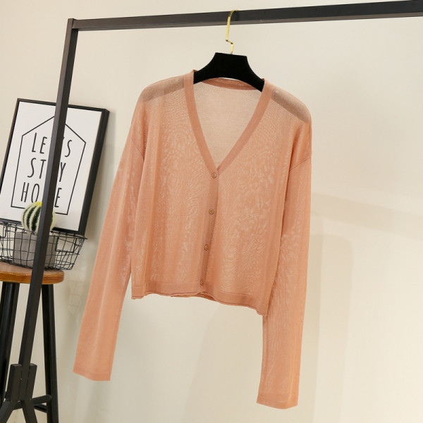 Jauna modeļa sieviešu jaka ar garām piedurknēm un špica kakla izgriezumu