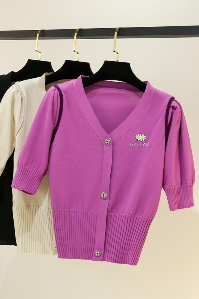 Γυναικεία ζακέτα μοντέρνη με 3/4 μανίκια