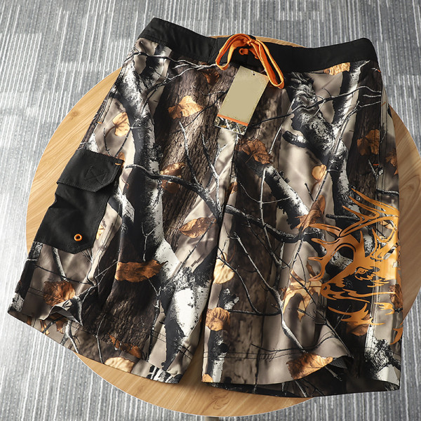 Vīriešu pludmales bikses ar saitēm