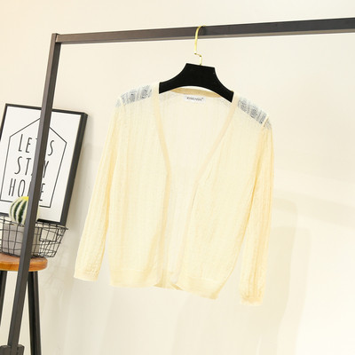 Νέο μοντέλο γυναικεία ζακέτα με μακριά μανίκια και ντεκολτέ