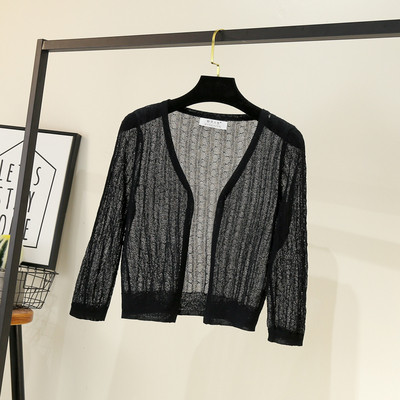 Νέο μοντέλο γυναικεία ζακέτα με μακριά μανίκια και ντεκολτέ