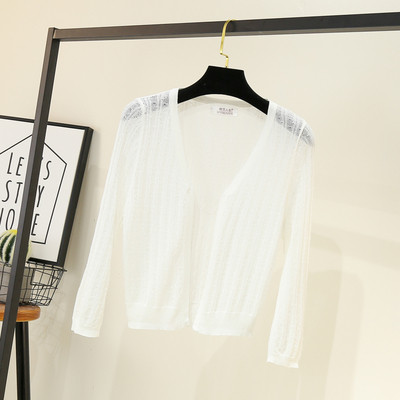 Νέο μοντέλο γυναικεία ζακέτα με μακριά μανίκια και ντεκολτέ