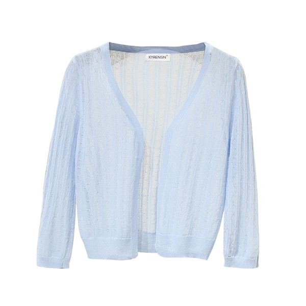 Uut mudelit naiste kardigan pikkade varrukate ja spitsikaelusega