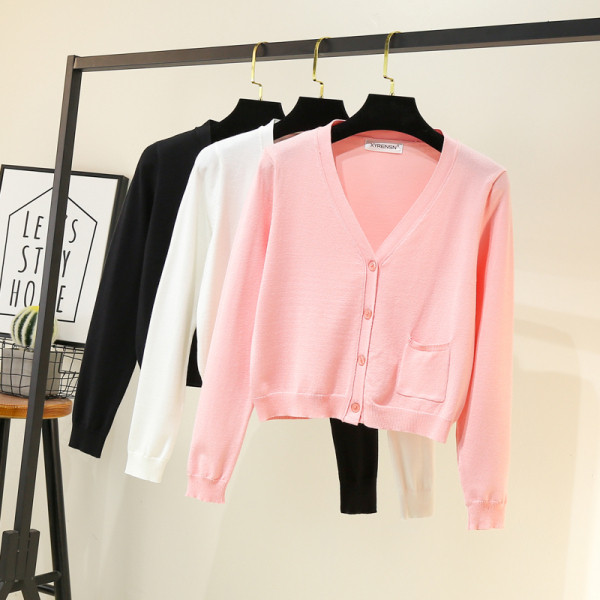 Uus mudel tasku ja spitsikaelusega naistevest