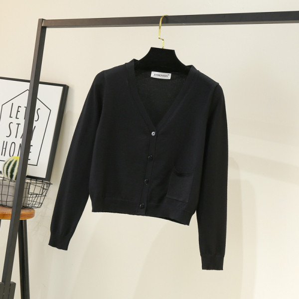 Uus mudel tasku ja spitsikaelusega naistevest