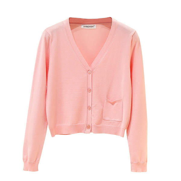 Uus mudel tasku ja spitsikaelusega naistevest