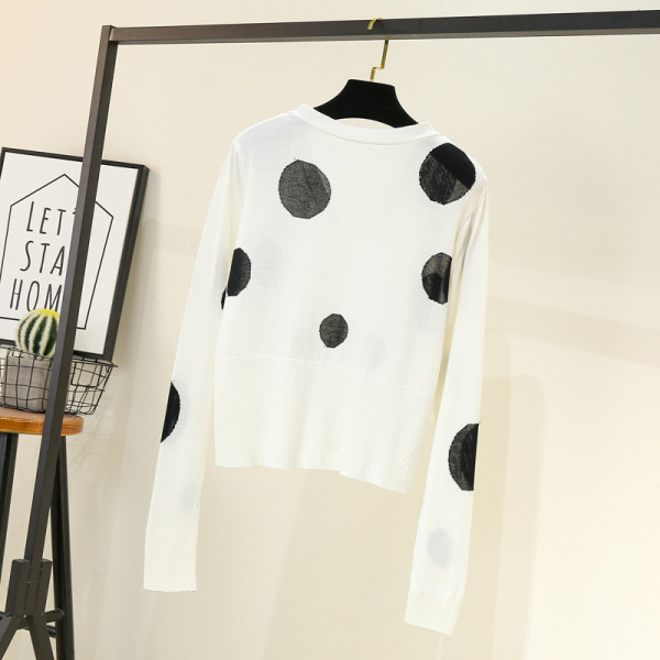 Uue mudeli täppidega naiste kardigan