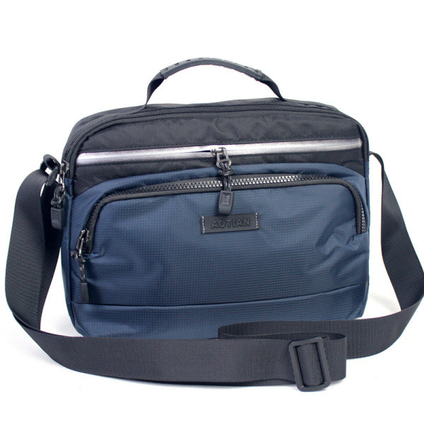 Ανδρική τσάντα casual με φερμουάρ και μακριά λαβή