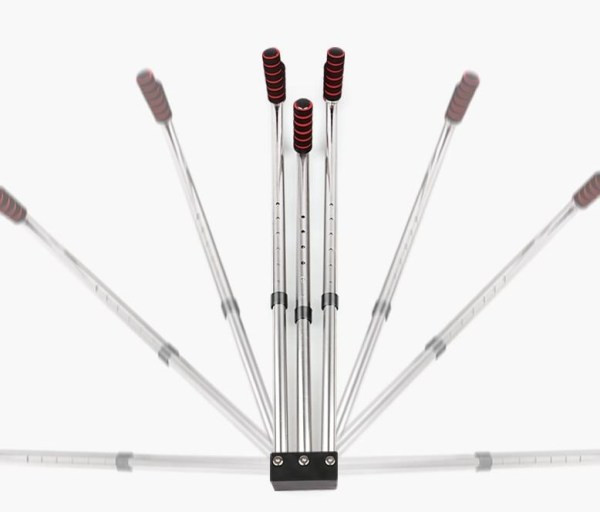 Οικιακή συσκευή για την προπόνηση των ποδιών με ελαστική ταινία