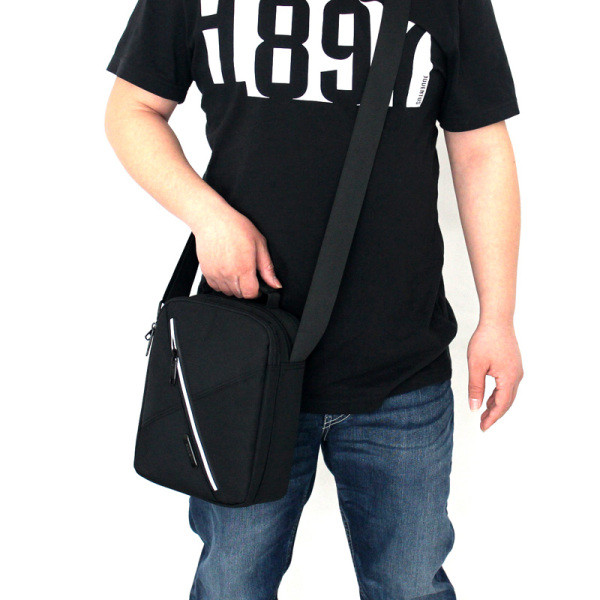 Käepideme ja lukuga vabaaja meeste kott