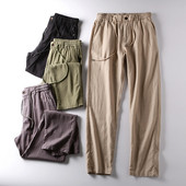 Modern férfi nadrág nyakkendővel - egyenes modell