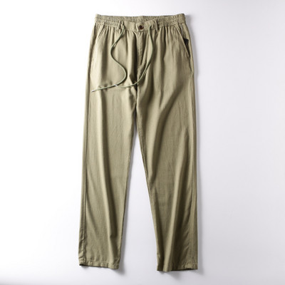 Modern férfi nadrág nyakkendővel - egyenes modell