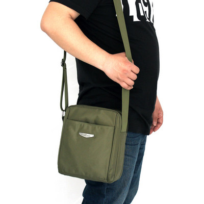 Vīriešu tekstila soma ar garu rokturi