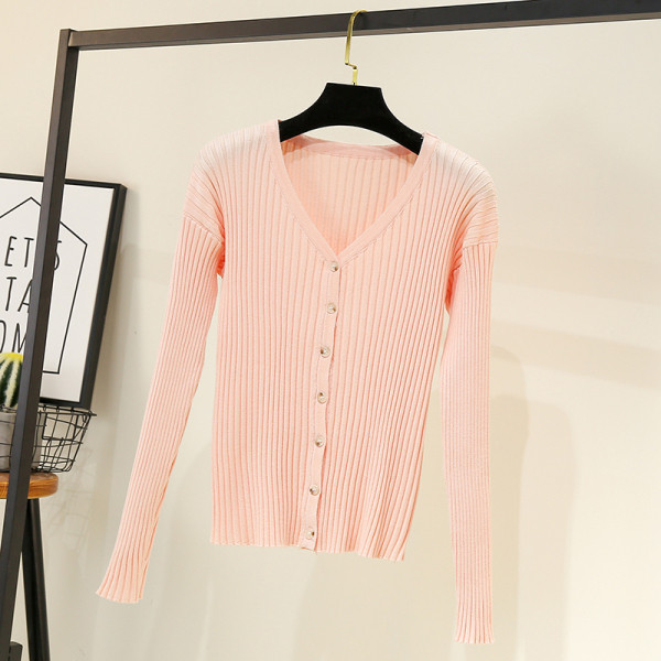 Sieviešu veste ar špica kakla izgriezumu un garām piedurknēm