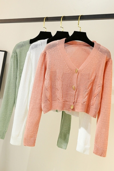 Naiste pikkade varrukatega vest - lühike mudel