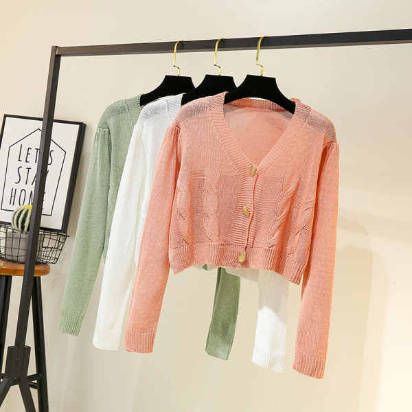 Naiste pikkade varrukatega vest - lühike mudel