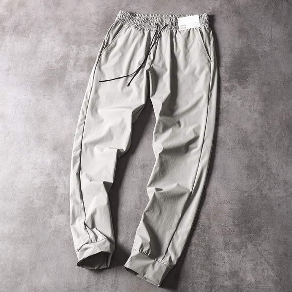 Gyorsan száradó férfi alkalmi nadrág gumival