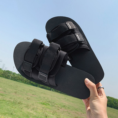 Ikdienas vīriešu čības ar velcro