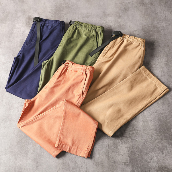 Ikdienas vīriešu bikses ar jostu