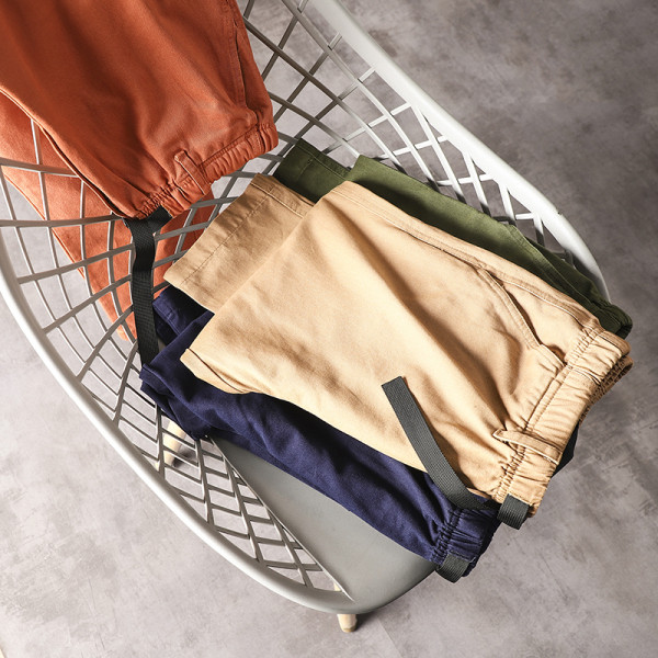 Ikdienas vīriešu bikses ar jostu