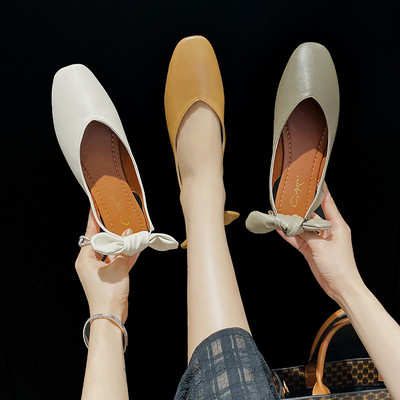 Γυναικεία casual παπούτσια από οικολογικό δέρμα με κορδέλα σε τρία χρώματα