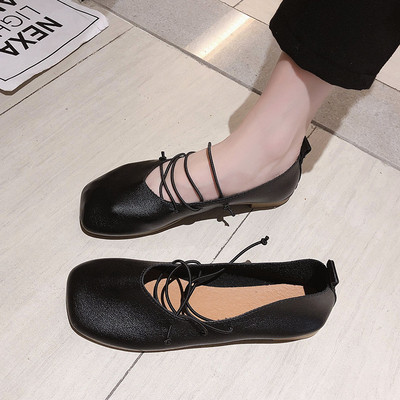 Γυναικεία casual παπούτσια από οικολογικό δέρμα με κορδόνια σε τρία χρώματα