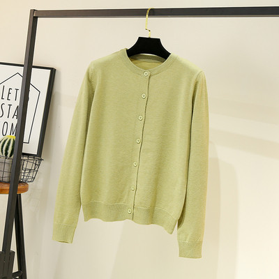 Ikdienas sieviešu veste - ar apaļu kakla izgriezumu un garām piedurknēm