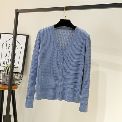 Uue mudeli naiste kampsun - spits-kaelusega ja nööpidega