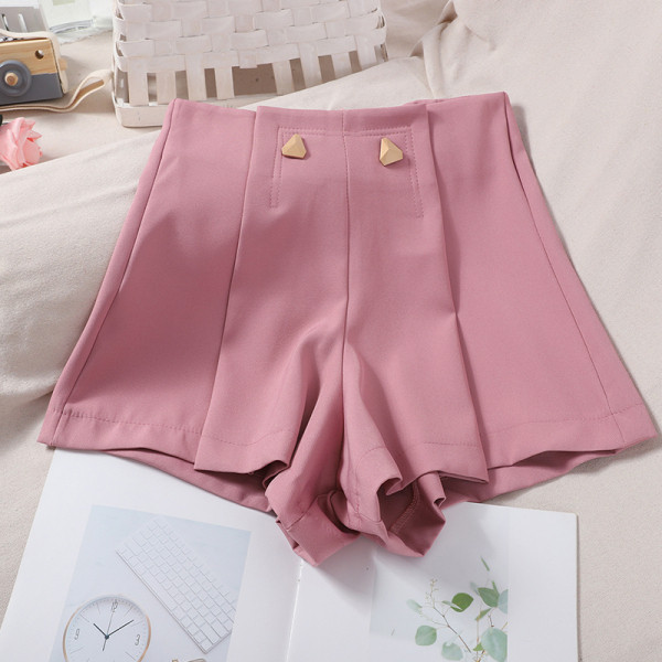 Stílusos női rövidnadrág fém elemmel